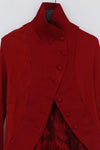 Marc Le Bihan Silky Long Sleeve Jacket Collection Highly Handcrafted France MLB-22914-HONG Red PMLB3
